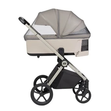 Универсальная коляска 2 в 1 Carrello Ultra CRL-6557 Polar Beige светло-бежевая фото 33