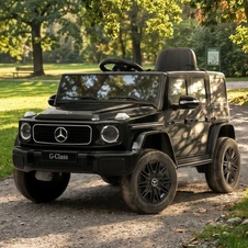 Детский электромобиль JJ2580EBLR-2(24V) черный Mercedes с 4 моторами по 35 Вт