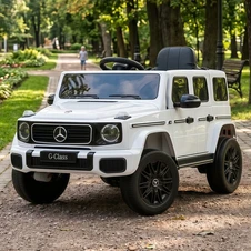 Детский электромобиль JJ2580EBLR-1(24V) белый Mercedes с 4 моторами по 35 Вт