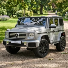 Двухместный детский электромобиль JJ2288EBLR-11(24V) серый Mercedes с 4 моторами