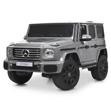 Двухместный детский электромобиль JJ2288EBLR-11(24V) серый Mercedes с 4 моторами фото 11