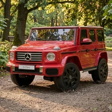 Двухместный детский электромобиль JJ2288EBLR-3(24V) красный Mercedes с 4 моторами