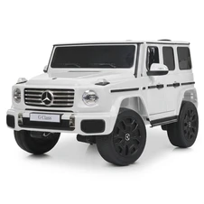 Двухместный детский электромобиль JJ2288EBLR-1(24V) белый Mercedes с 4 моторами фото 11