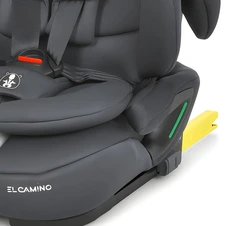 Автокресло El Camino i-Pro ME 1234 Gray серое для детей ростом 76 - 150 см фото 33
