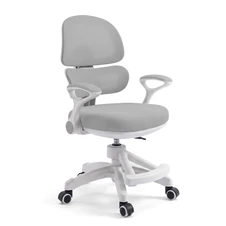 Детское кресло Bambi M 6482-11 серое с колесиками