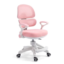 Детское кресло Bambi M 6482-8 розовое с колесиками