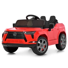 Детский электромобиль джип M 6410EBLR-3 красный Lexus с EVA колесами купить