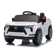 Детский электромобиль джип M 6410EBLR-1 белый Lexus с EVA колесами купить