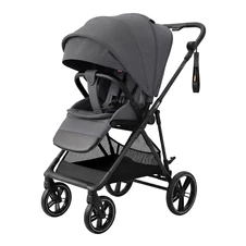 Прогулочная коляска Carrello Extra CRL-6532 Chrome Grey серая книжка
