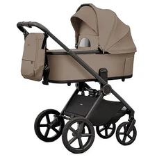 Универсальная коляска 2 в 1 Carrello Ultimo CRL-6701 Acoustic Beige бежевая с дождевиком
