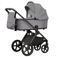 Универсальная коляска 2 в 1 Carrello Ultimo CRL-6701 Canyon Grey серая с дождевиком