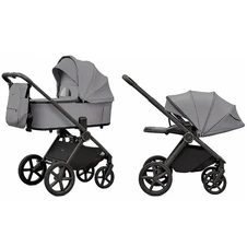 Универсальная коляска 2 в 1 Carrello Ultimo CRL-6701 Canyon Grey серая с дождевиком фото 11