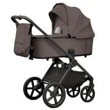 Универсальная коляска 2 в 1 Carrello Ultimo CRL-6701 Lucky Brown коричневая с дождевиком