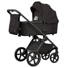 Универсальная коляска 2 в 1 Carrello Ultimo CRL-6701 Sable Black черная с дождевиком