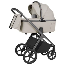 Универсальная коляска 2 в 1 Carrello Vector CRL-6700 Zephyr Beige светло-бежевая с дождевиком