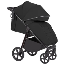 Прогулочная коляска Carrello Bravo CRL-5515 Pure Black черная с чехлом на ножки купить