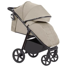 Прогулочная коляска Carrello Bravo CRL-5515 Sable Beige серо-бежевая с чехлом на ножки купить