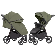 Прогулочная коляска Carrello Bravo CRL-5515 Midnight Green зеленая с чехлом на ножки фото 11