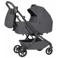 Универсальная коляска 2 в 1 Carrello Magia CRL-6655 Elm Grey серая с сумочкой