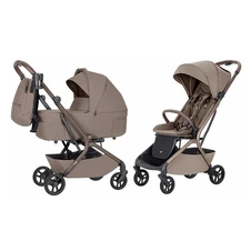 Универсальная коляска 2 в 1 Carrello Magia CRL-6655 Cocoa Beige коричневая с сумочкой фото 11