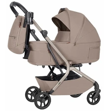 Универсальная коляска 2 в 1 Carrello Magia CRL-6655 Spice Beige бежевая с сумочкой