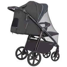 Прогулочная коляска Carrello Bravo CRL-5515 Forest Grey серая с чехлом на ножки фото 44