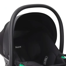 Автокресло + база Carrello Nova CRL-16101/3 Black Line черное поворотное i-Size Isofix фото 11