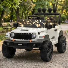 Детский электромобиль M 6312EBLR-1(24V) белый джип с пультом управления