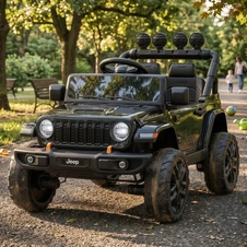 Детский электромобиль M 6312EBLR-2(24V) черный джип с пультом управления