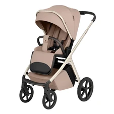 Универсальная коляска 2 в 1 Carrello Vector CRL-6553 Walnut Beige светло-коричневая с люлькой и прогулочным блоком купить