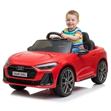 Детский электромобиль Audi M 6506EBLR-8 розовый два двигателя по 35 Вт фото 44