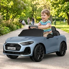Детский электромобиль Audi M 6506EBLR-4 синий два двигателя по 35 Вт купить