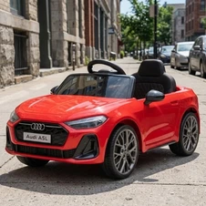 Детский электромобиль Audi M 6506EBLR-3 красный два двигателя по 35 Вт