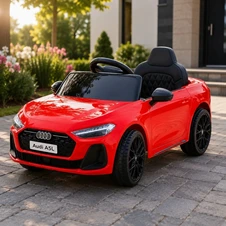 Детский электромобиль Audi M 6506EBLR-3 красный два двигателя по 35 Вт купить
