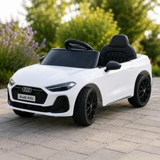 Детский электромобиль Audi M 6506EBLR-1 белый два двигателя по 35 Вт фото 11