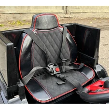 Двухместный детский электромобиль Mercedes M 6404EBLR-2(24V) черный фото 13