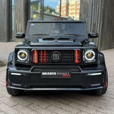 Двухместный детский электромобиль Mercedes M 6404EBLR-2(24V) черный фото 16