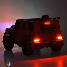 Двухместный детский электромобиль Mercedes M 6404EBLR-2(24V) черный фото 14