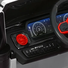 Двухместный детский электромобиль Mercedes M 6404EBLR-2(24V) черный фото 29