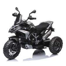 Детский мотоцикл Bambi M 6478EL-2 черный с EVA колесами купить
