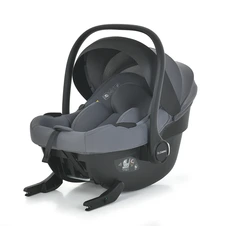 Автокресло El Camino i-Lock ME 1210 Gray серое Isofix с чехлом