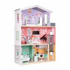 Кукольный домик MD 0254 деревянная игрушка фото 33