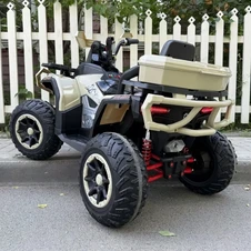 Детский квадроцикл на аккумуляторе M 6316EBLR-13 бежевый с пультом фото 33