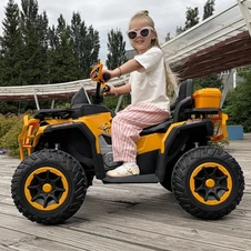 Детский квадроцикл на аккумуляторе M 6316EBLR-8 розовый с пультом фото 18