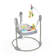 Развивающий центр - прыгунец Bambi M 6563-13 бежевый дуга с подвесными игрушками фото 11