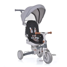 Детский трехколесные велосипед MT 1036-W grey серый с ручкой