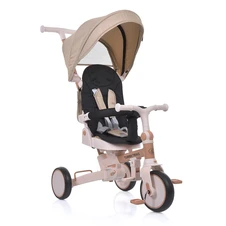 Детский трехколесные велосипед MT 1036-W beige бежевый с ручкой