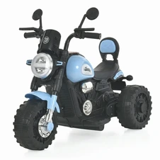 Детский мотоцикл M 6526ER-12 голубой с двумя моторами по 25W купить