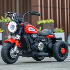 Детский мотоцикл M 6526ER-3 красный с двумя моторами по 25W фото 33