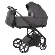 Универсальная коляска 2 в 1 Carrello Alfa CRL-6522 NC Fashion Grey серая с люлькой и прогулочным блоком